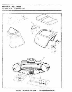 Bombardier SeaDoo 1994 factory shop manual, Page 243