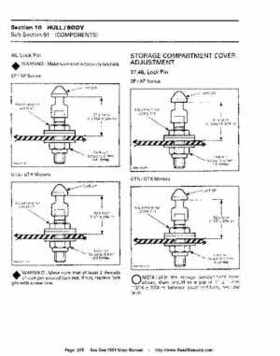 Bombardier SeaDoo 1994 factory shop manual, Page 245