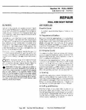 Bombardier SeaDoo 1994 factory shop manual, Page 250