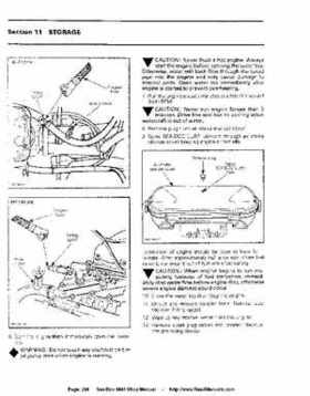Bombardier SeaDoo 1994 factory shop manual, Page 260
