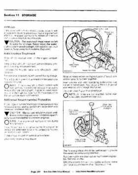 Bombardier SeaDoo 1994 factory shop manual, Page 262