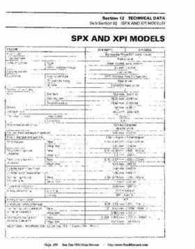 Bombardier SeaDoo 1994 factory shop manual, Page 268