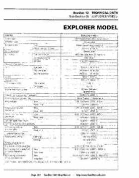 Bombardier SeaDoo 1994 factory shop manual, Page 283
