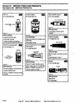 Bombardier SeaDoo 1995 factory shop manual, Page 20
