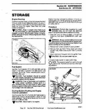 Bombardier SeaDoo 1995 factory shop manual, Page 31
