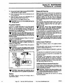 Bombardier SeaDoo 1995 factory shop manual, Page 33
