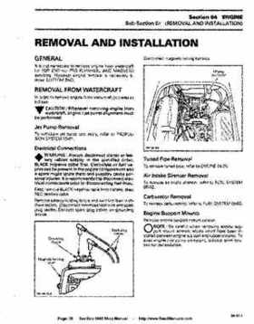 Bombardier SeaDoo 1995 factory shop manual, Page 39