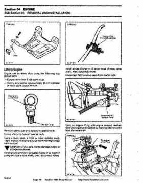Bombardier SeaDoo 1995 factory shop manual, Page 40