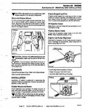 Bombardier SeaDoo 1995 factory shop manual, Page 41
