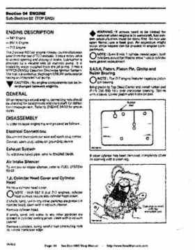 Bombardier SeaDoo 1995 factory shop manual, Page 44