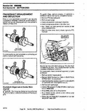 Bombardier SeaDoo 1995 factory shop manual, Page 58