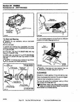 Bombardier SeaDoo 1995 factory shop manual, Page 60