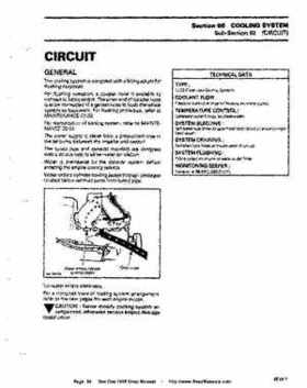 Bombardier SeaDoo 1995 factory shop manual, Page 84