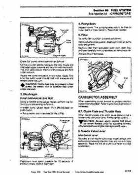 Bombardier SeaDoo 1995 factory shop manual, Page 100