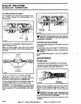 Bombardier SeaDoo 1995 factory shop manual, Page 103