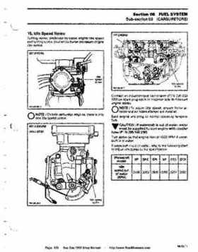 Bombardier SeaDoo 1995 factory shop manual, Page 106