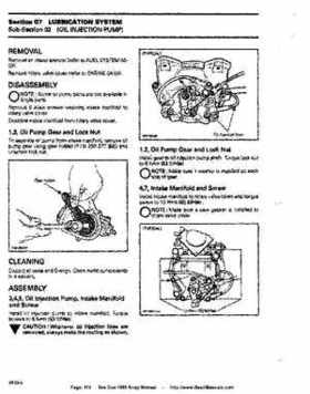 Bombardier SeaDoo 1995 factory shop manual, Page 111