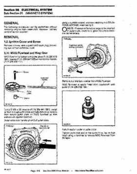 Bombardier SeaDoo 1995 factory shop manual, Page 116