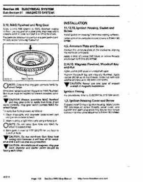 Bombardier SeaDoo 1995 factory shop manual, Page 120