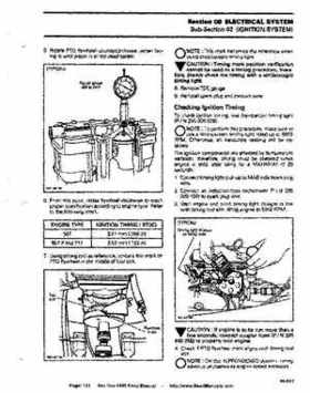 Bombardier SeaDoo 1995 factory shop manual, Page 123