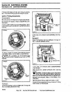 Bombardier SeaDoo 1995 factory shop manual, Page 124