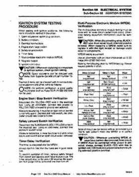 Bombardier SeaDoo 1995 factory shop manual, Page 125