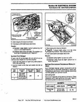 Bombardier SeaDoo 1995 factory shop manual, Page 127