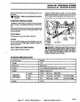Bombardier SeaDoo 1995 factory shop manual, Page 144