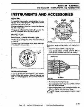 Bombardier SeaDoo 1995 factory shop manual, Page 145