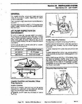 Bombardier SeaDoo 1995 factory shop manual, Page 153