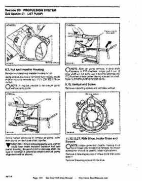 Bombardier SeaDoo 1995 factory shop manual, Page 156
