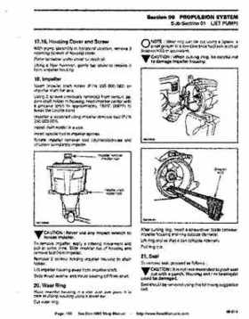 Bombardier SeaDoo 1995 factory shop manual, Page 159
