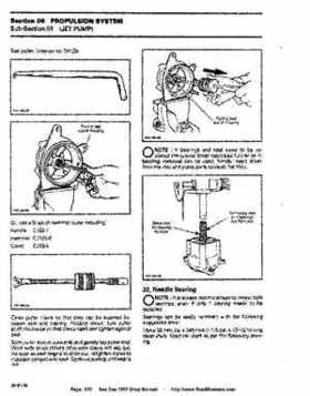 Bombardier SeaDoo 1995 factory shop manual, Page 160