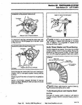 Bombardier SeaDoo 1995 factory shop manual, Page 163