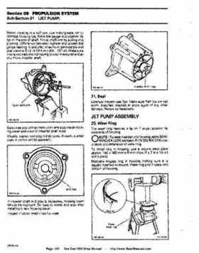 Bombardier SeaDoo 1995 factory shop manual, Page 164