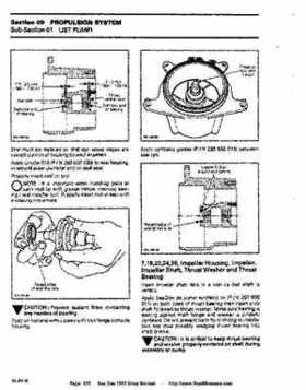 Bombardier SeaDoo 1995 factory shop manual, Page 166