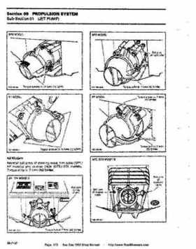 Bombardier SeaDoo 1995 factory shop manual, Page 172