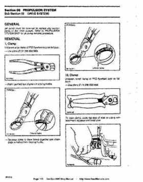 Bombardier SeaDoo 1995 factory shop manual, Page 175
