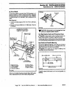 Bombardier SeaDoo 1995 factory shop manual, Page 176