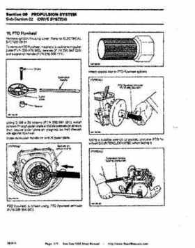 Bombardier SeaDoo 1995 factory shop manual, Page 177