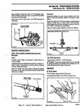 Bombardier SeaDoo 1995 factory shop manual, Page 178