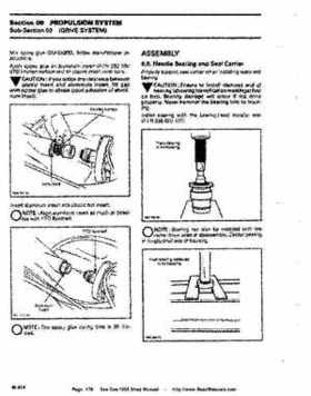 Bombardier SeaDoo 1995 factory shop manual, Page 179