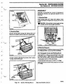 Bombardier SeaDoo 1995 factory shop manual, Page 184