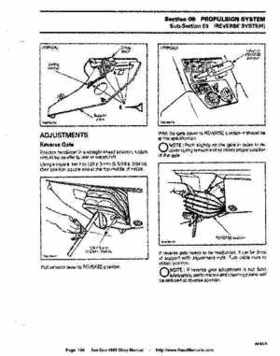 Bombardier SeaDoo 1995 factory shop manual, Page 186
