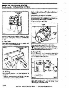 Bombardier SeaDoo 1995 factory shop manual, Page 191