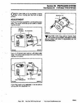 Bombardier SeaDoo 1995 factory shop manual, Page 192
