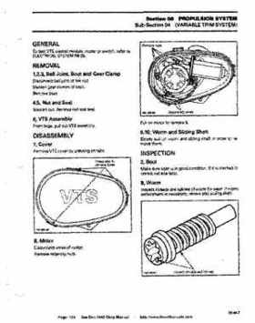 Bombardier SeaDoo 1995 factory shop manual, Page 194