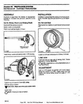 Bombardier SeaDoo 1995 factory shop manual, Page 195