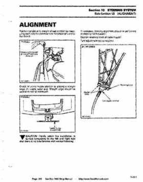 Bombardier SeaDoo 1995 factory shop manual, Page 205