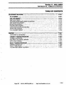 Bombardier SeaDoo 1995 factory shop manual, Page 207